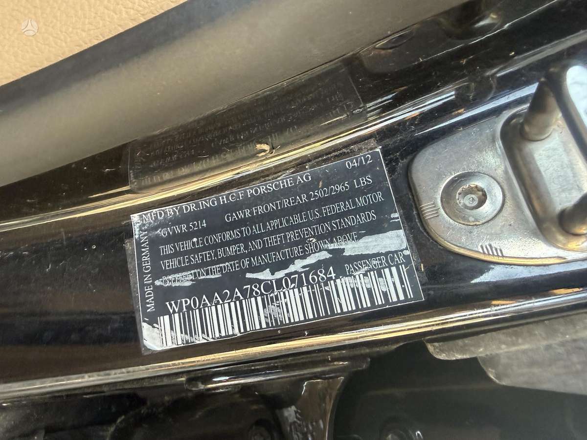 Porsche Panamera, 3.6 l., Хэтчбек