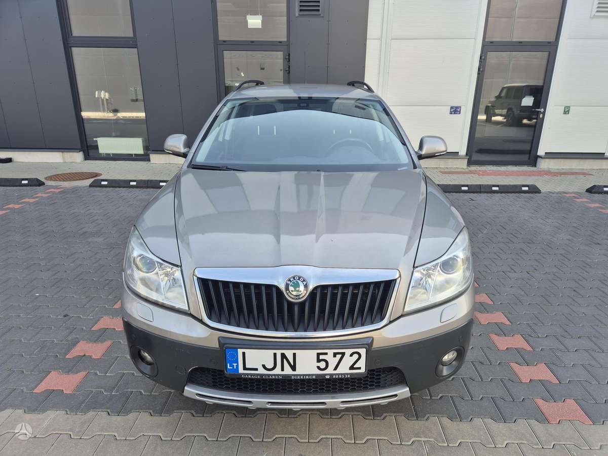 Skoda Octavia 2010 — rear view