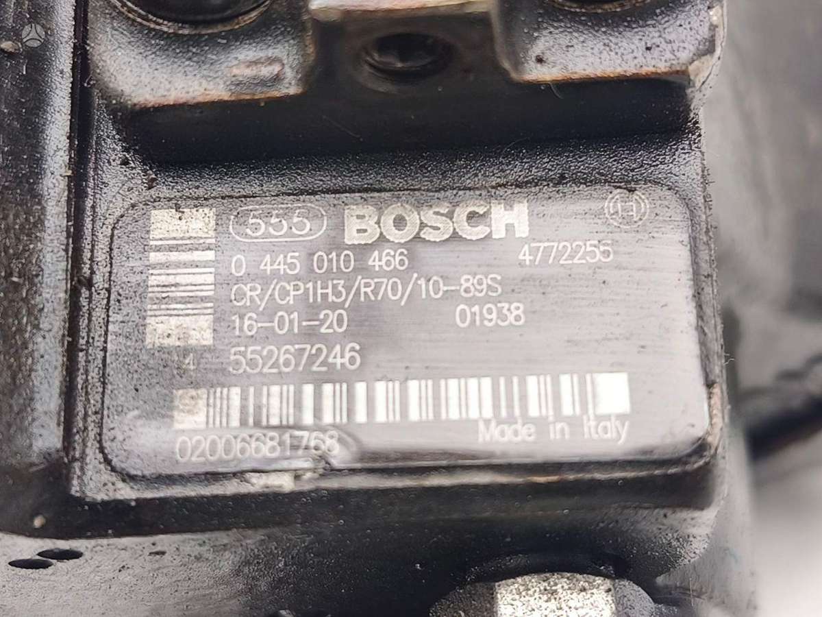 Jeep Renegade, 55267246, injection system