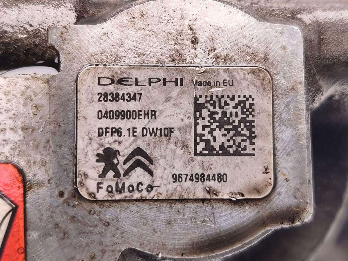 Peugeot 308, 9674984480, injection system