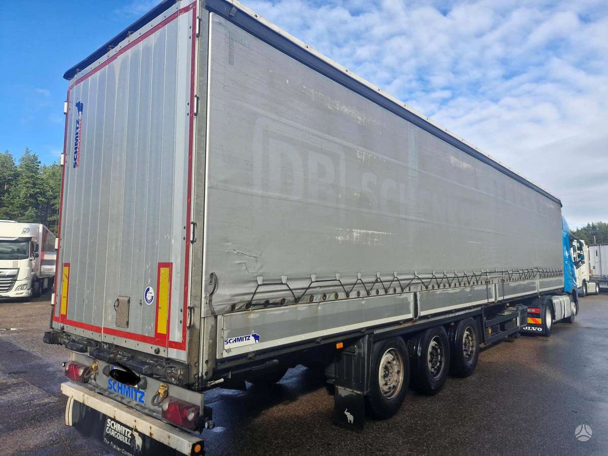 Schmitz, curtainsider with dropside