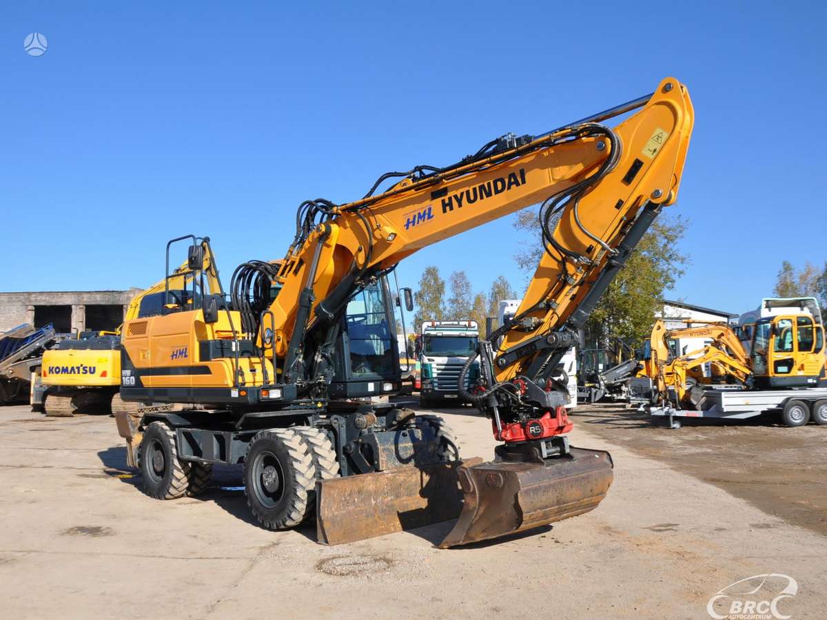 Hyundai HW160 Rototilt, excavator