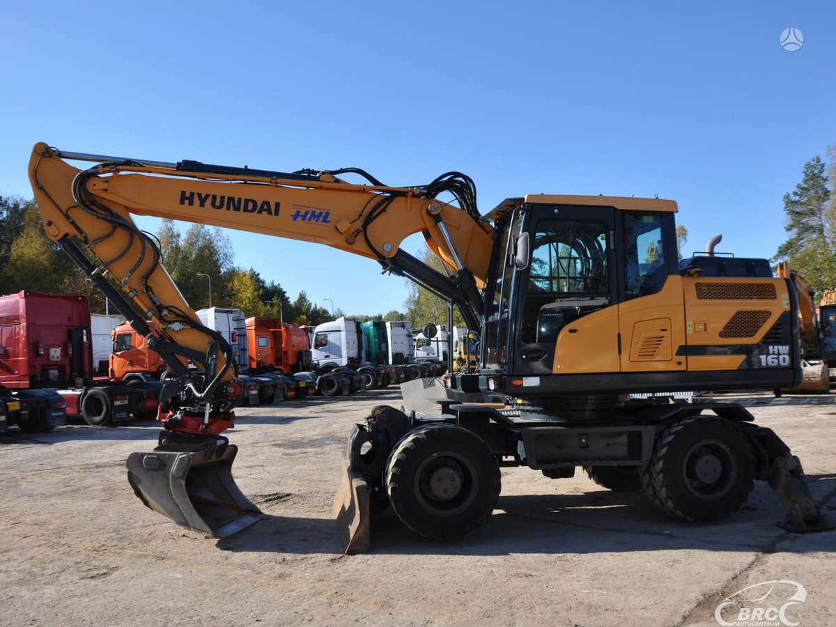 Hyundai HW160 Rototilt, excavator