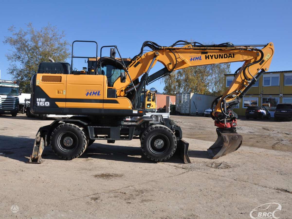 Hyundai HW160 Rototilt, excavator