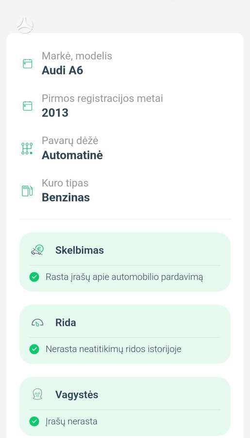 Audi A6, 2.0 l., Седан