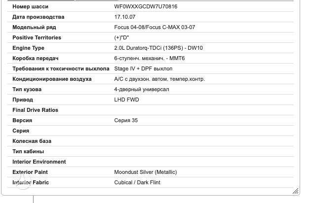 Ford Focus, DW10/MMT6