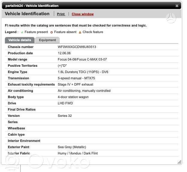 Ford Focus, DV6/MTX75