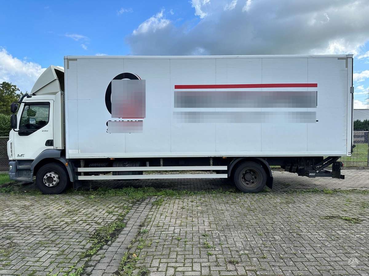 DAF LF 16.250 + Liftas, фургоны-боксы