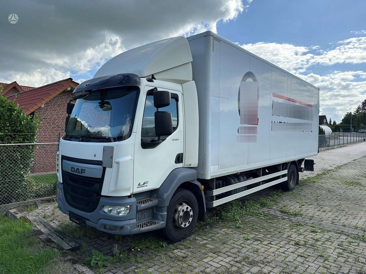DAF LF 16.250 + Liftas, фургоны-боксы