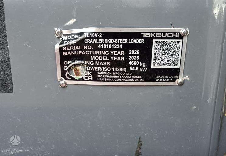 Takeuchi TL10V2 DEMO, мини-погрузчики