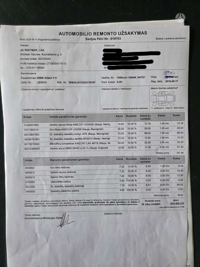 BMW 525, 2.0 l., Универсал
