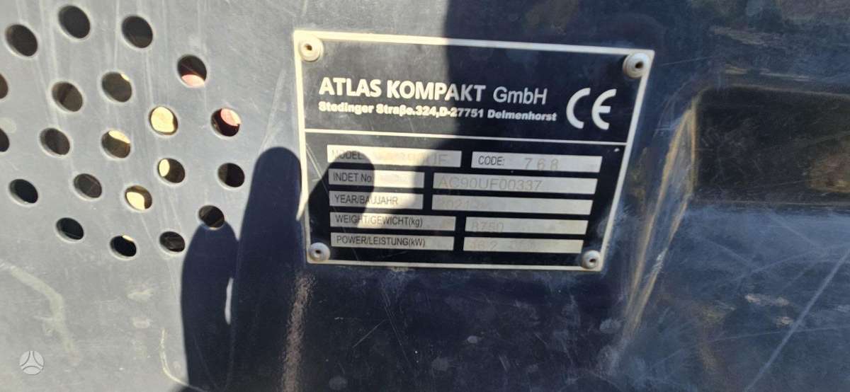 Atlas AC90UF, ekskavatori