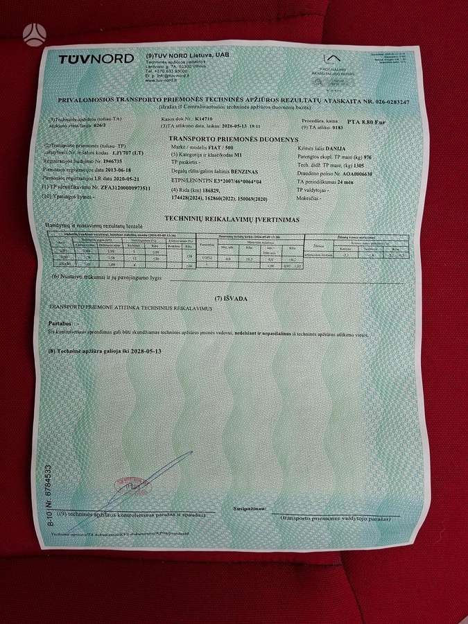 Fiat 500, 1.3 l., Хэтчбек