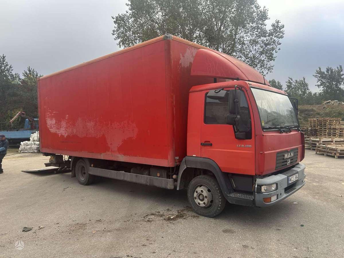 MAN LE 8-180, box trucks / box vans