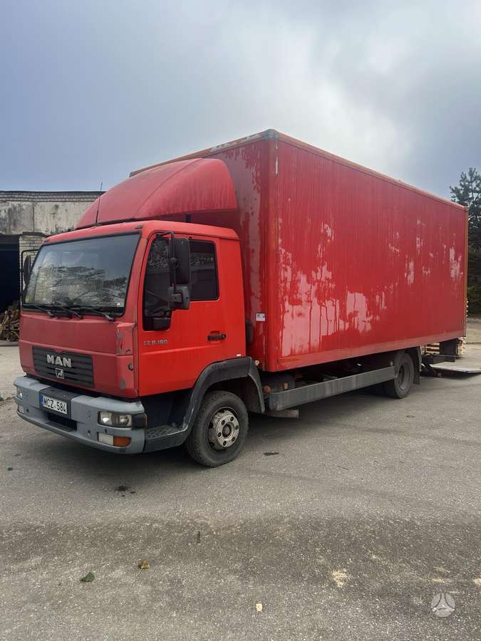 MAN LE 8-180, box trucks / box vans