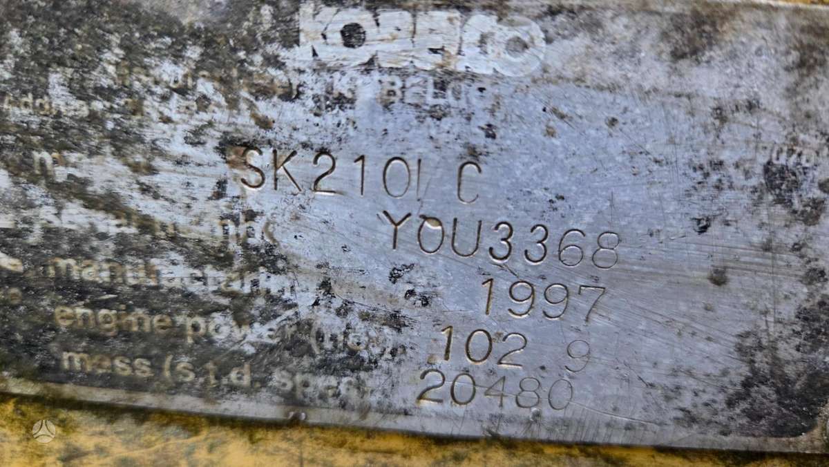 Kobelco SK210LC, ekskavatoriai