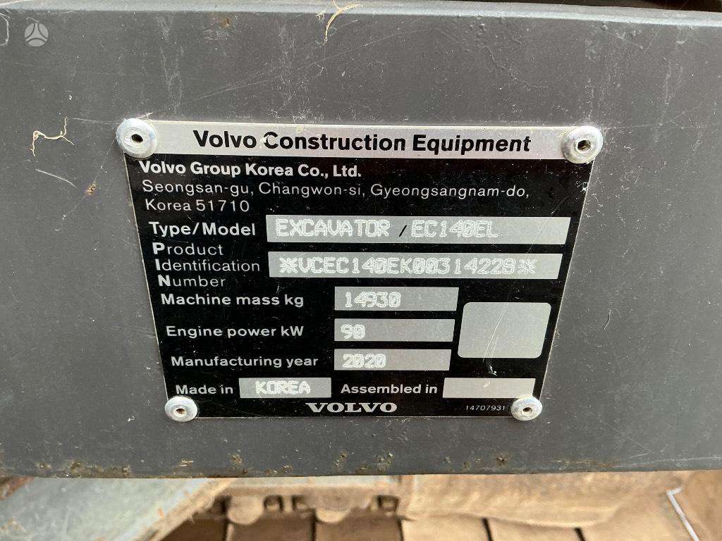 Volvo EC 140 EL, экскаваторы