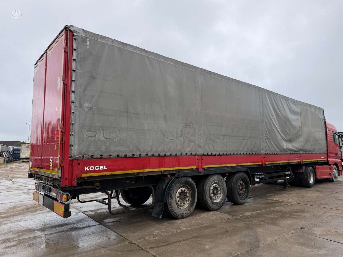 Kögel Super.  !!!, dropside with tarpaulin