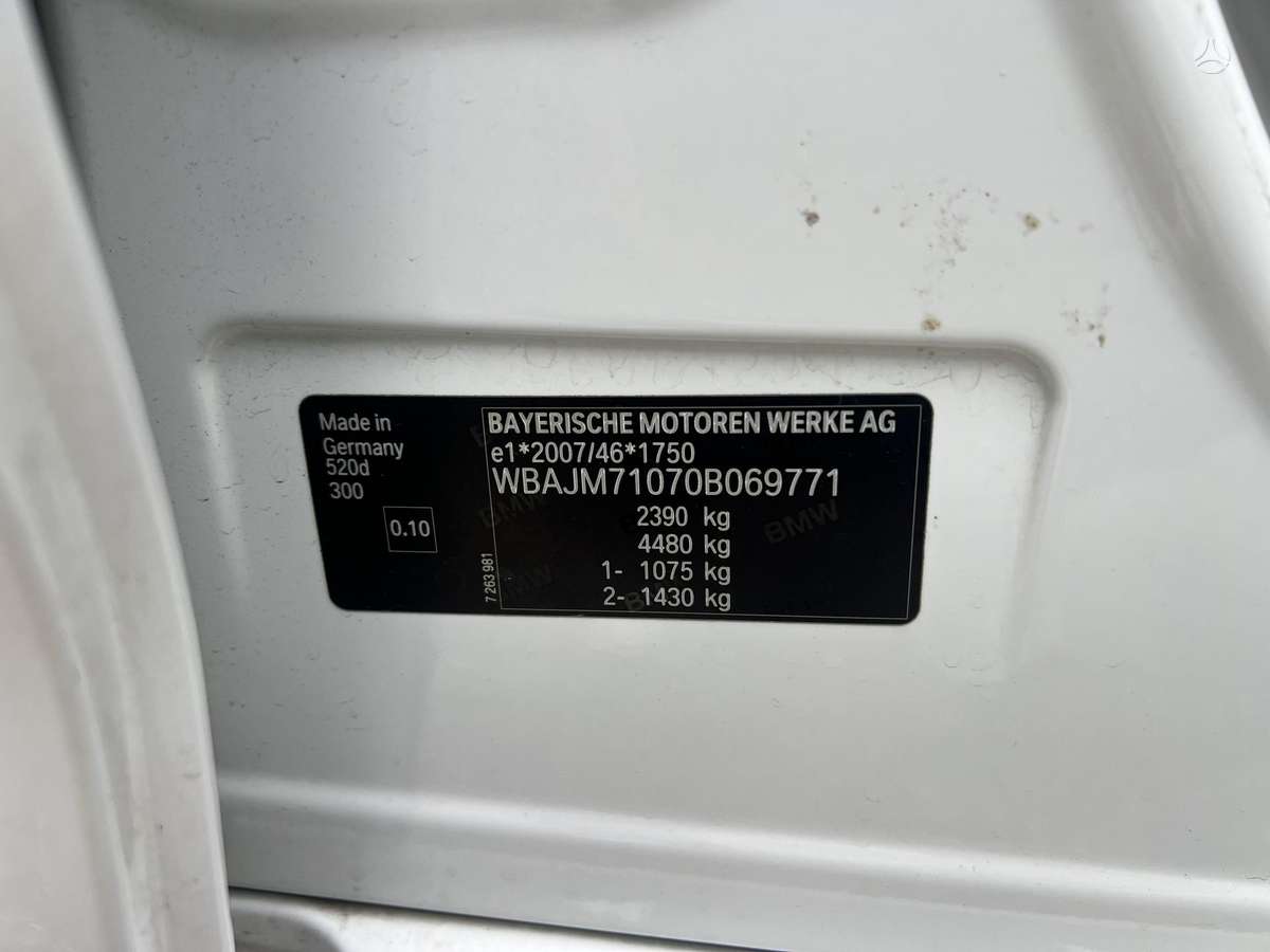BMW 520, 2.0 l., Универсал