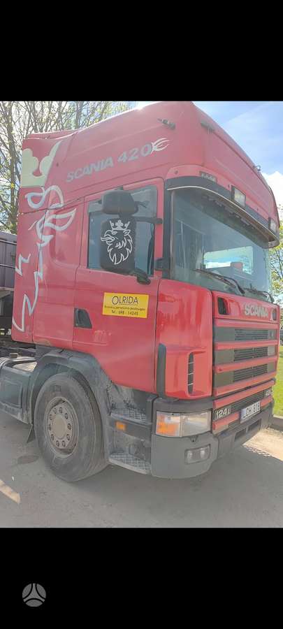 Scania 124l  420 hidraulika, double sleeper