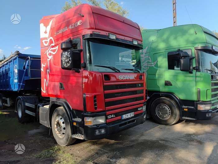 Scania 124l  420 hidraulika, double sleeper