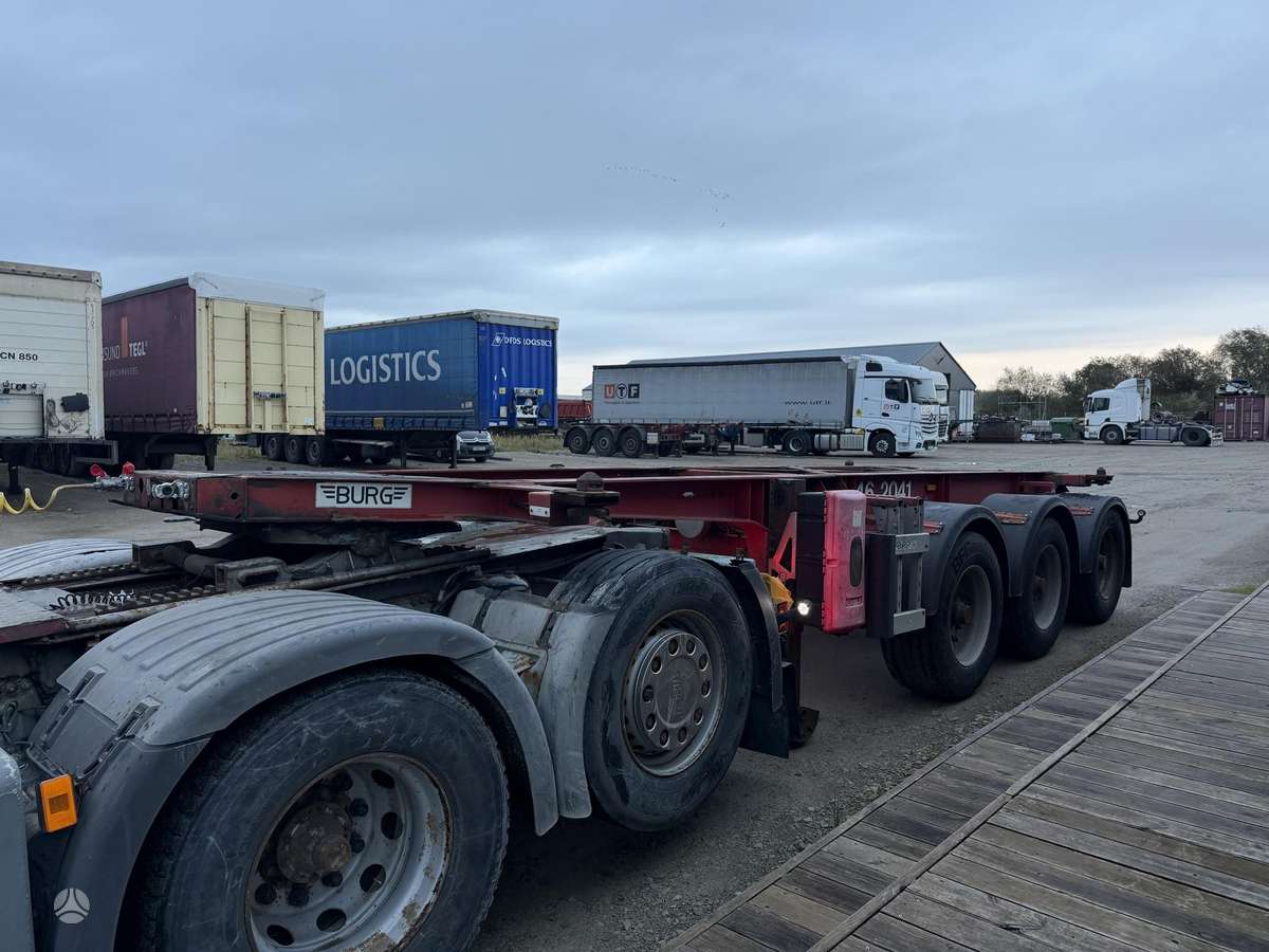 Burg 20’ tank chassi, container