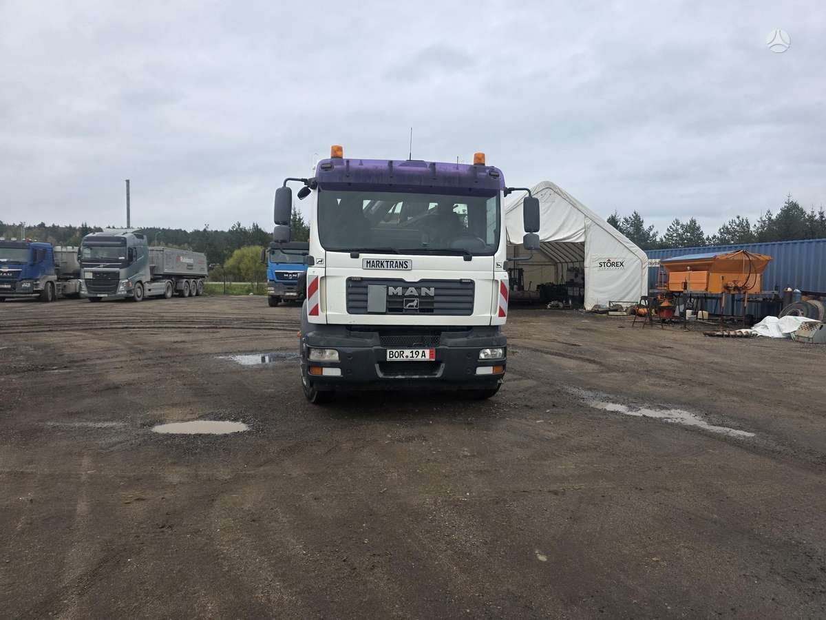 MAN Tgm 18.280, самосвалы с краном