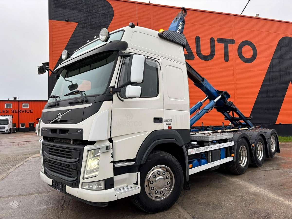 Volvo FM 500 8x4*4, самосвалы с прицепoм