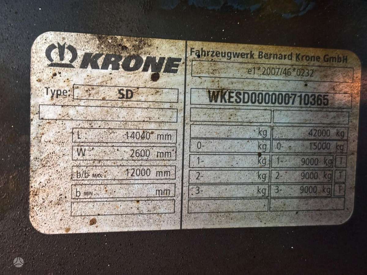 Krone SDR27, refrigerated