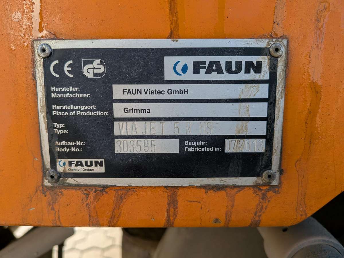 MAN TGL 12.200, šlavimo mašinos
