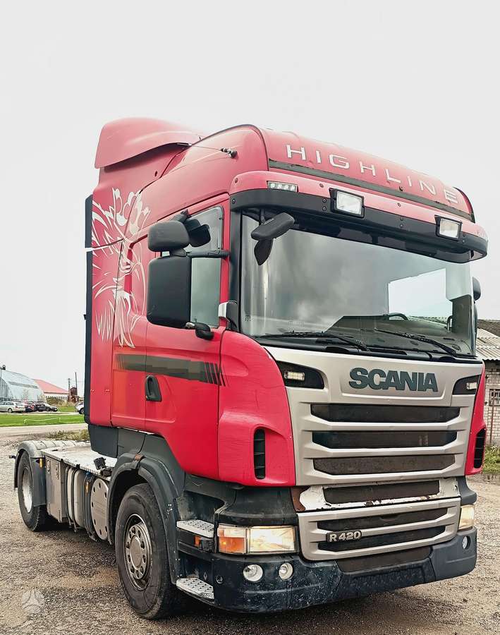 Scania R420 4x2 + hydro, double sleeper