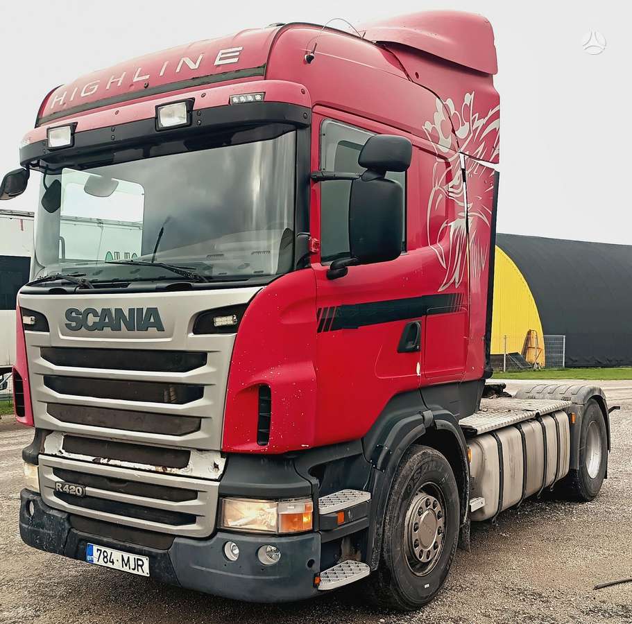 Scania R420 4x2 + hydro, double sleeper