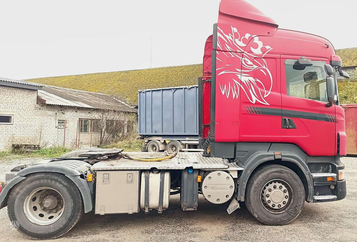Scania R420 4x2 + hydro, double sleeper