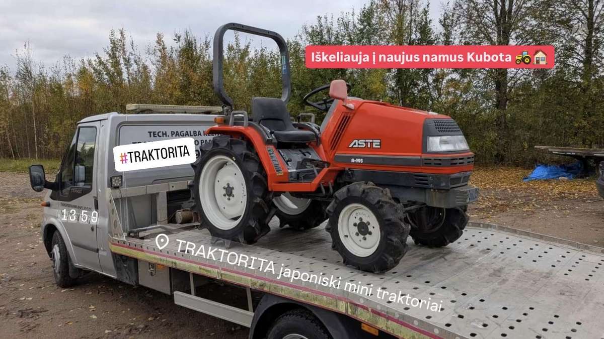 Kubota NAUJA SIUNTA+NUOLAIDOS, traktoriai