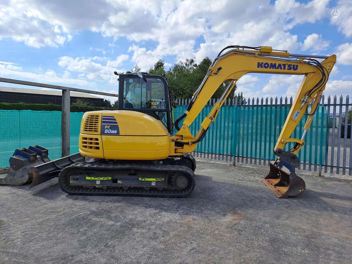 Komatsu PC80MR-5E0, мини-экскаваторы