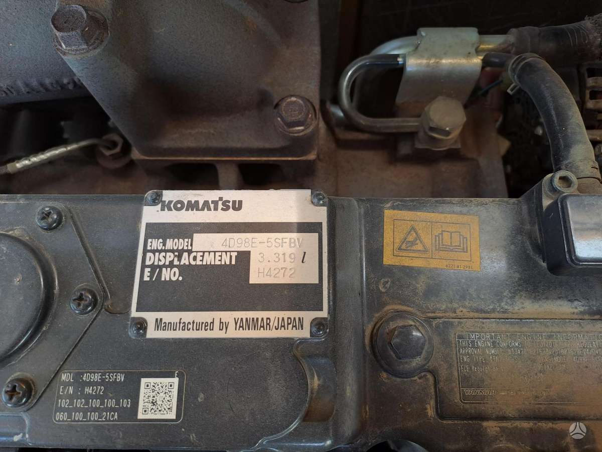 Komatsu PC80MR-5E0, mini ekskavatoriai