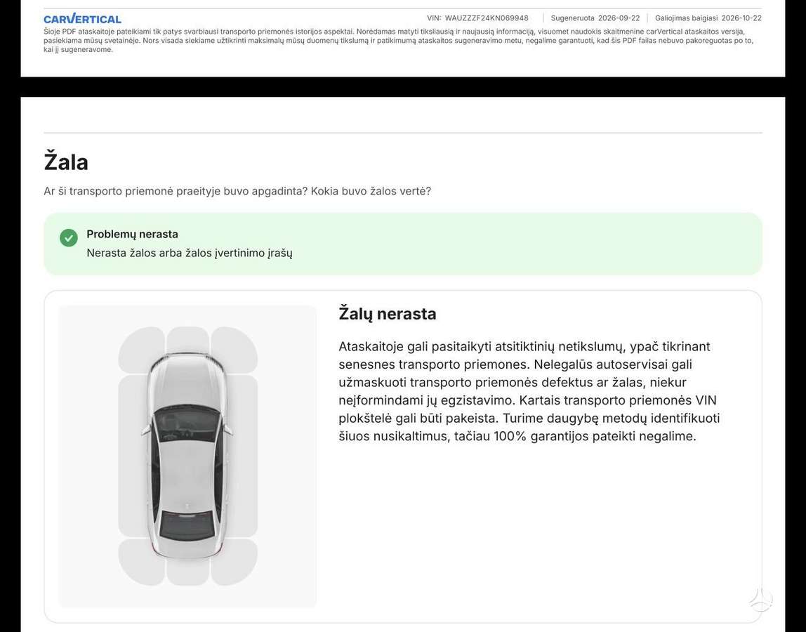 Audi A6, 2.0 l., Универсал