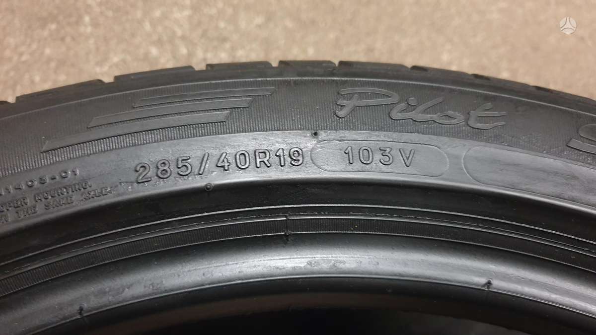 Michelin PilotSportA/SPlus, летние 285/40 R19