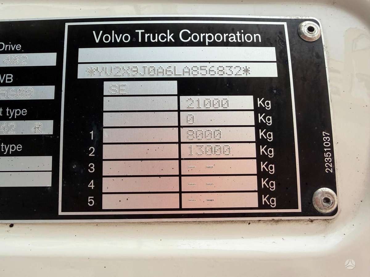 Volvo FM330 4x2, šaldytuvai