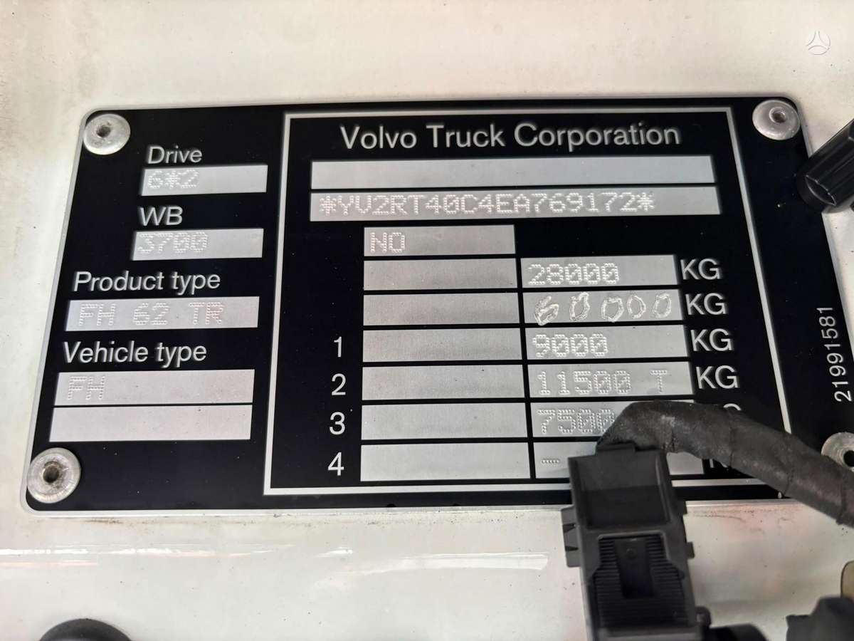 Volvo FH 500 6x2*4, шасси