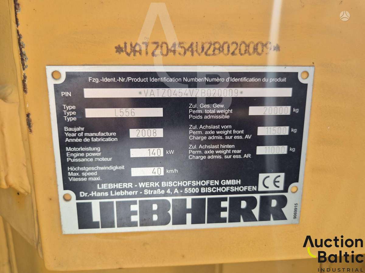 Liebherr L 556, frontal loader