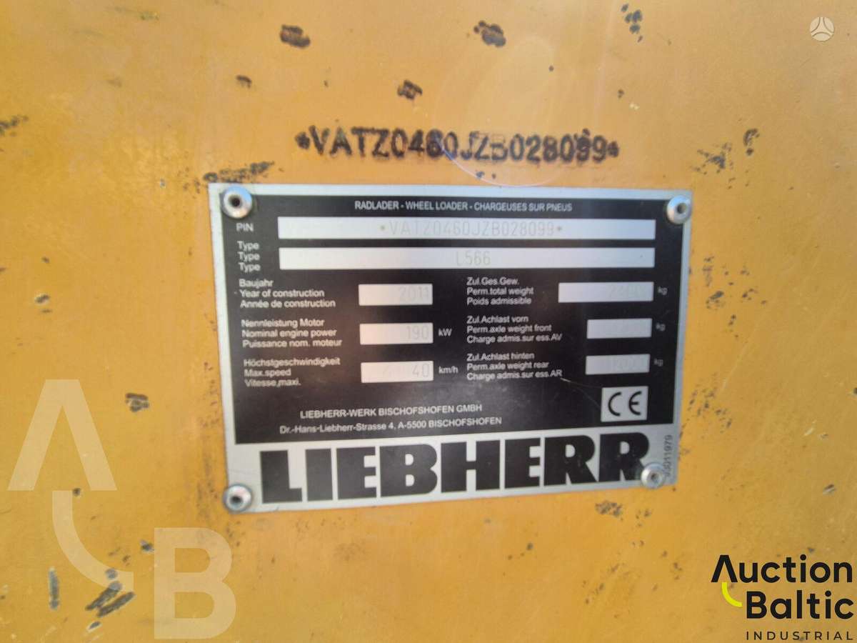 Liebherr L 566, фронтальные погрузчики