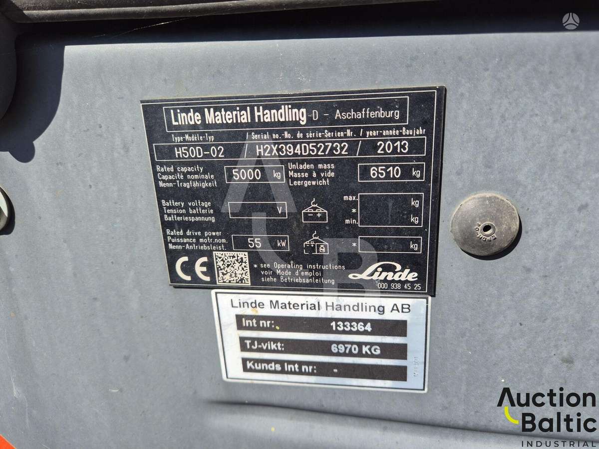 Linde H50D-02, вилочные погрузчики