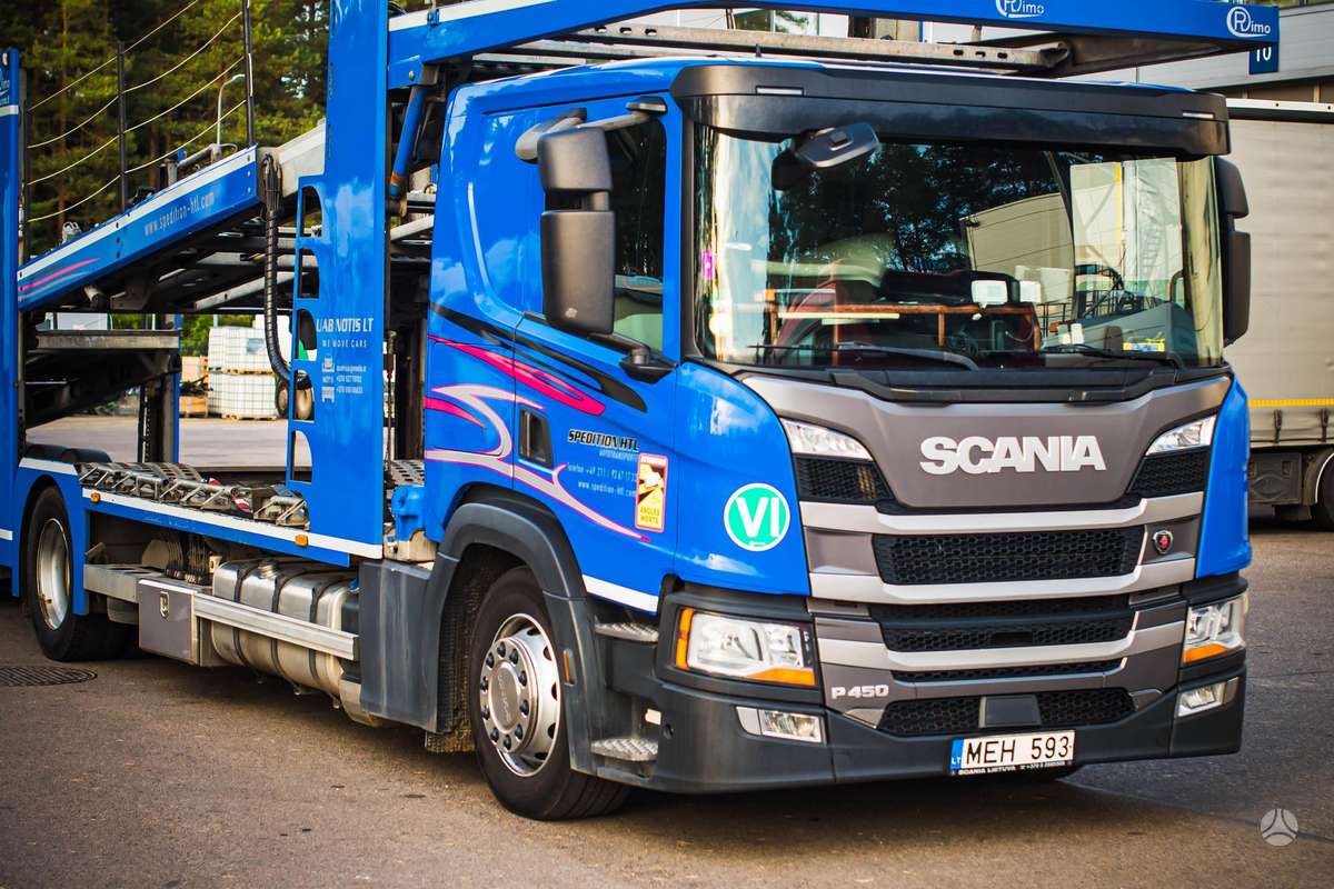 Scania P-450, auto transporters