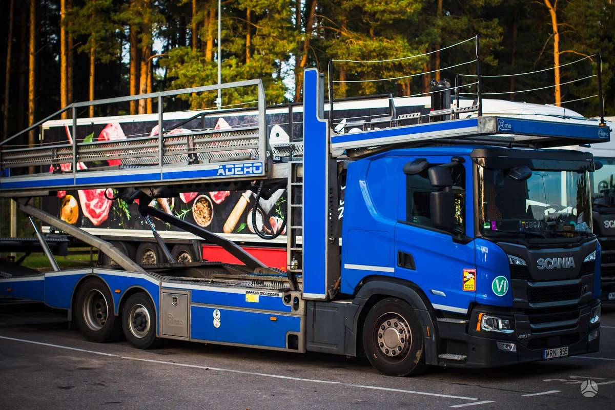 Scania P-460, автовозы