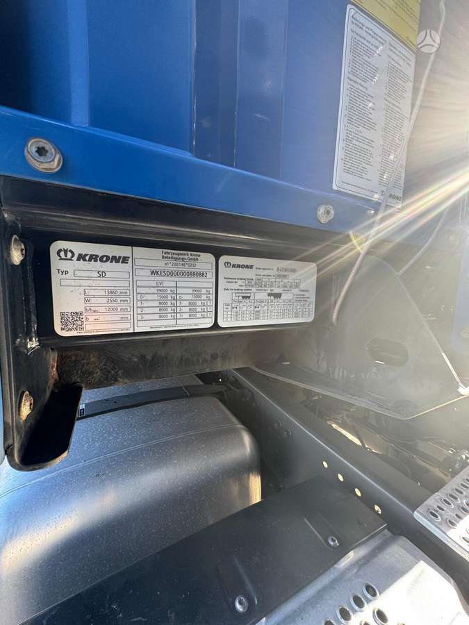 Krone SD, užuolaidinės / tentinės
