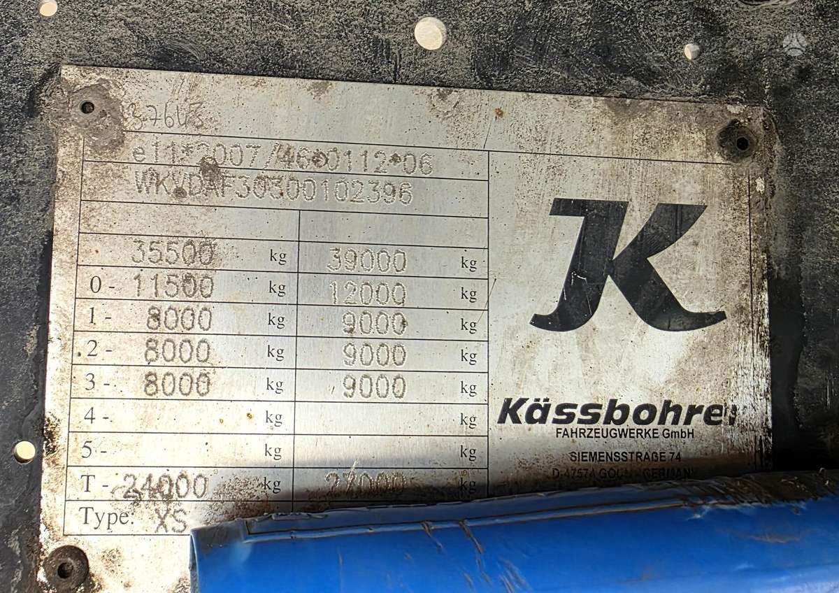 Kässbohrer Maxima XS, пологовые / тентовые