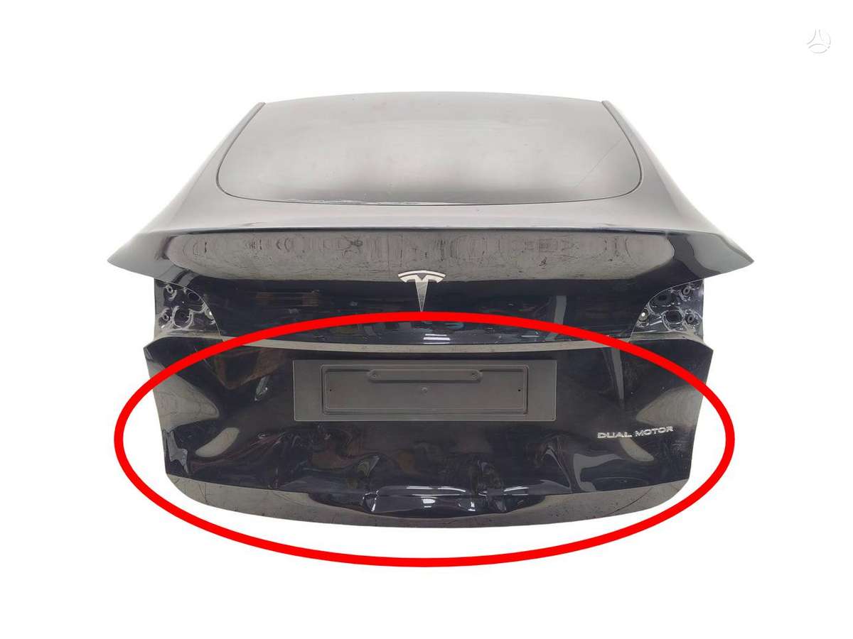 Tesla Model Y hood (front, rear)