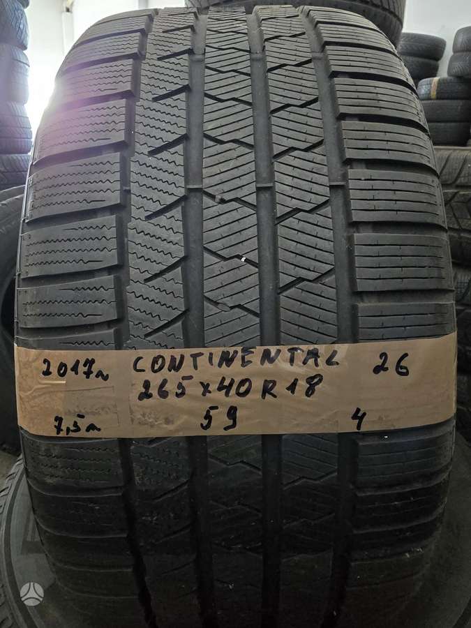 Continental, winter 265/40 R18
