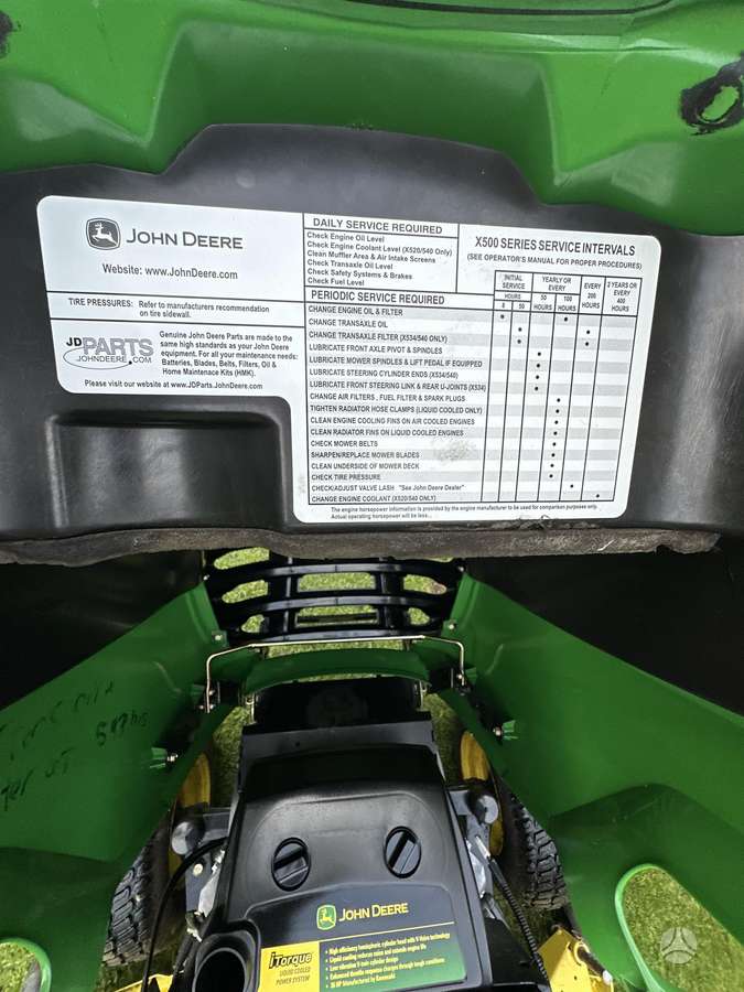 John Deere X540, garden tractors
